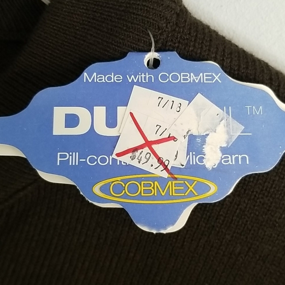 COBMEX Brown Zip Sweater Jacket XS - Picture 4 of 8